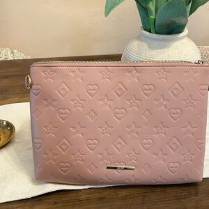 Aldo Pink big clutch bag